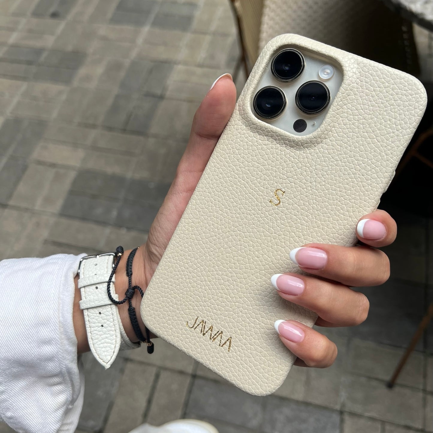 Case iPhone 14 Pro Max Beige