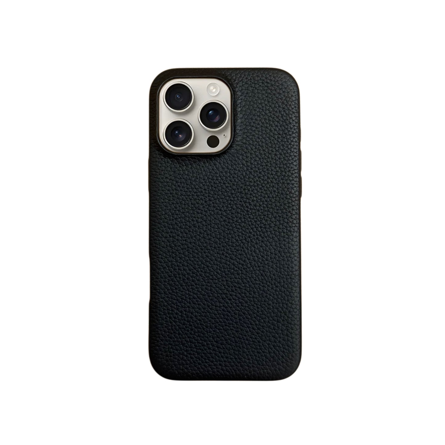 Case de cuero Negro iPhone 16 Pro Max