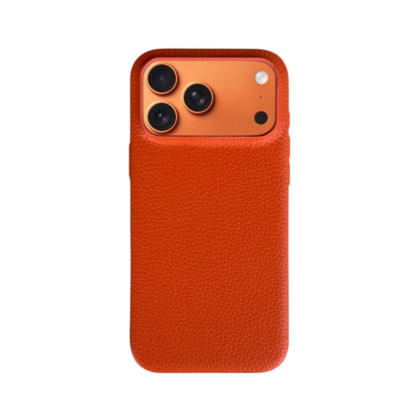 Case de cuero Naranja iPhone 17 Pro Max
