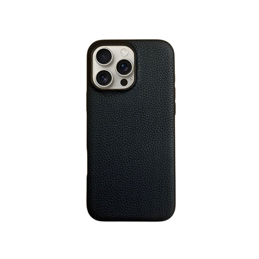 Case de cuero Negro iPhone 16 Pro Max